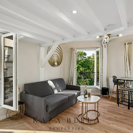 Kaza Bella - Canal Saint Martin Pieds Dans L'eau Duplex Apartment Paris